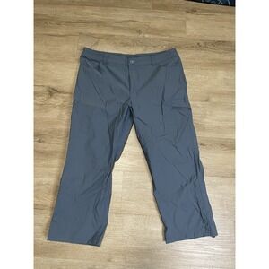 Eddie Bauer Hiking Pants Crop Size Womens Sz 10 Blue Adult Nylon Outdoor